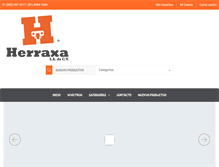 Tablet Screenshot of herraxa.com